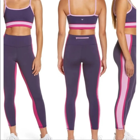 IVL collective engineered stripe leggings